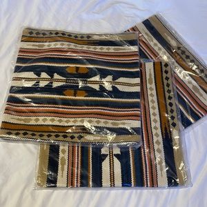 Set of 3 20x20 west elm pillow covers. Beautiful quality. Fair trade.